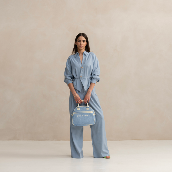 Fabulous Fifties - Chambray Blue - Beauty Bag