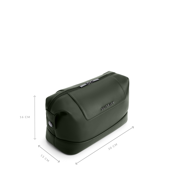 Mystique - Dark Olive - Toilettas XL & Make-up tasje