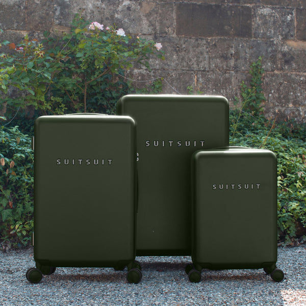 Mystique - Dark Olive - Kofferset (55/66/76 cm)