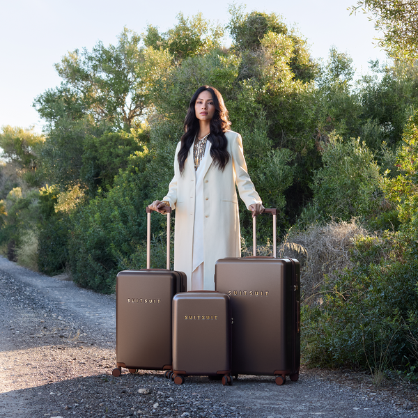 Fab Seventies Special Edition - Chocolate Brown - Kofferset (55/66/76 cm)