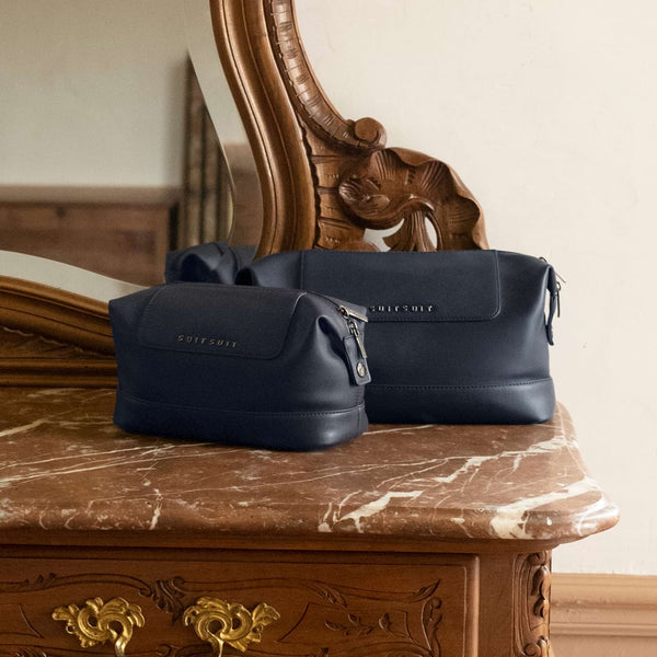 Mystique - Midnight Blue - Toilettas XL & Make-up tasje