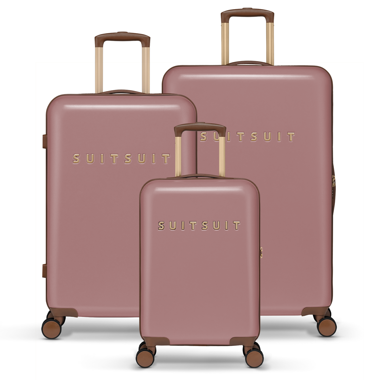 Fab Seventies - Old Rose - Kofferset (55/66/76 cm)