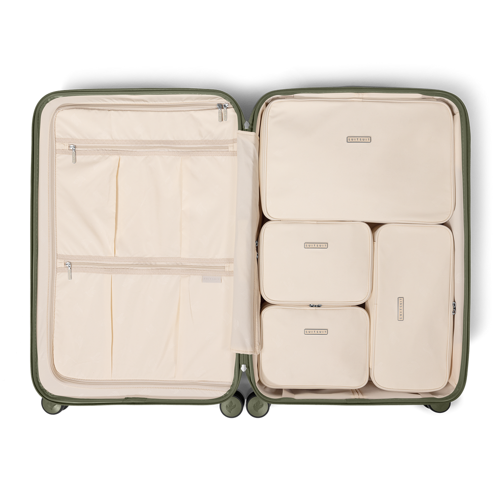 12 NAUTCA150セット Natura - Macadamia - Packing Cube Set 4 stuks