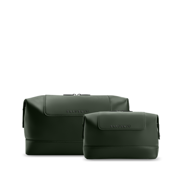 Mystique - Dark Olive - Toilettas XL & Make-up tasje