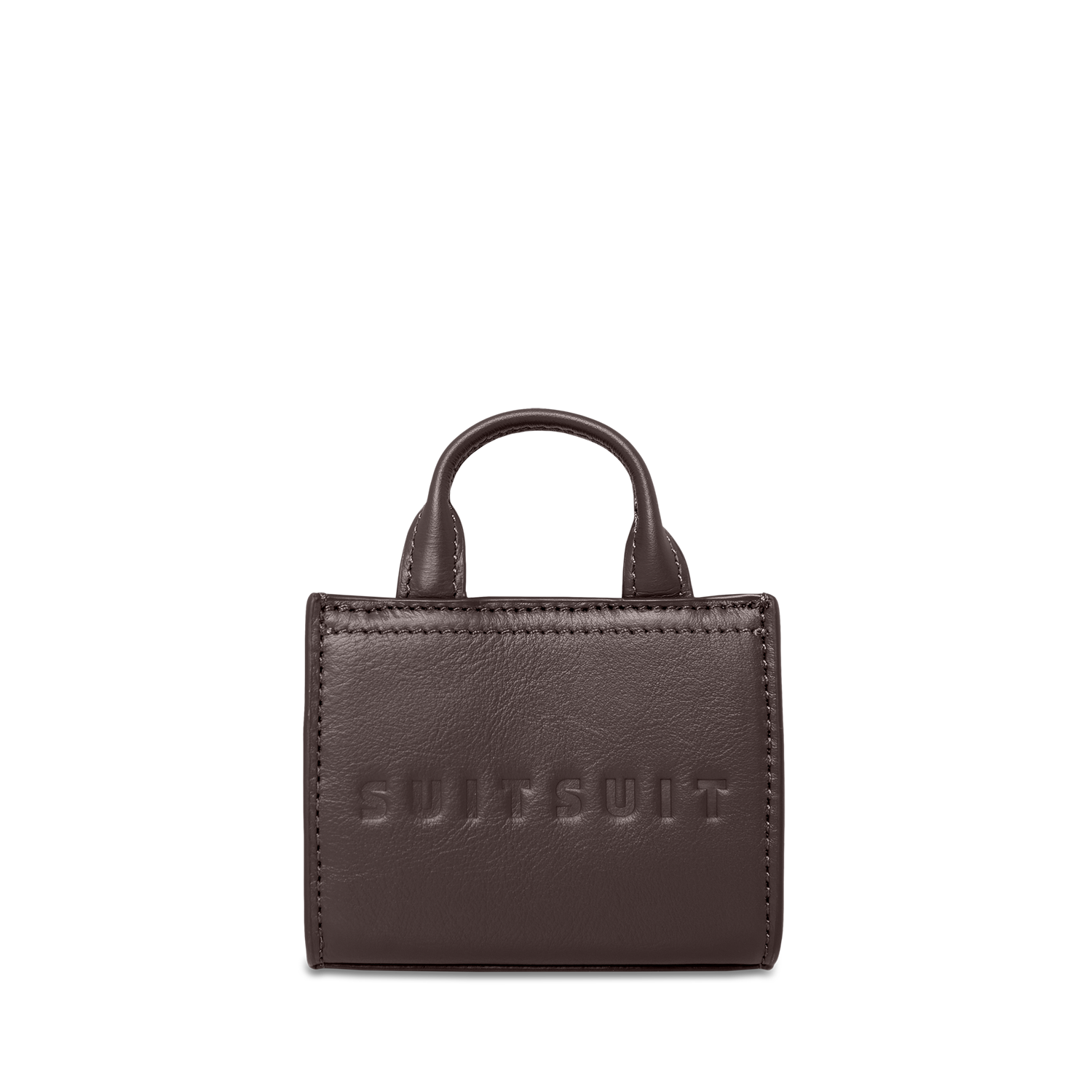 Fab Seventies Special Edition - Chocolate Brown - Micro Cross Body Bag (Glad Leer)