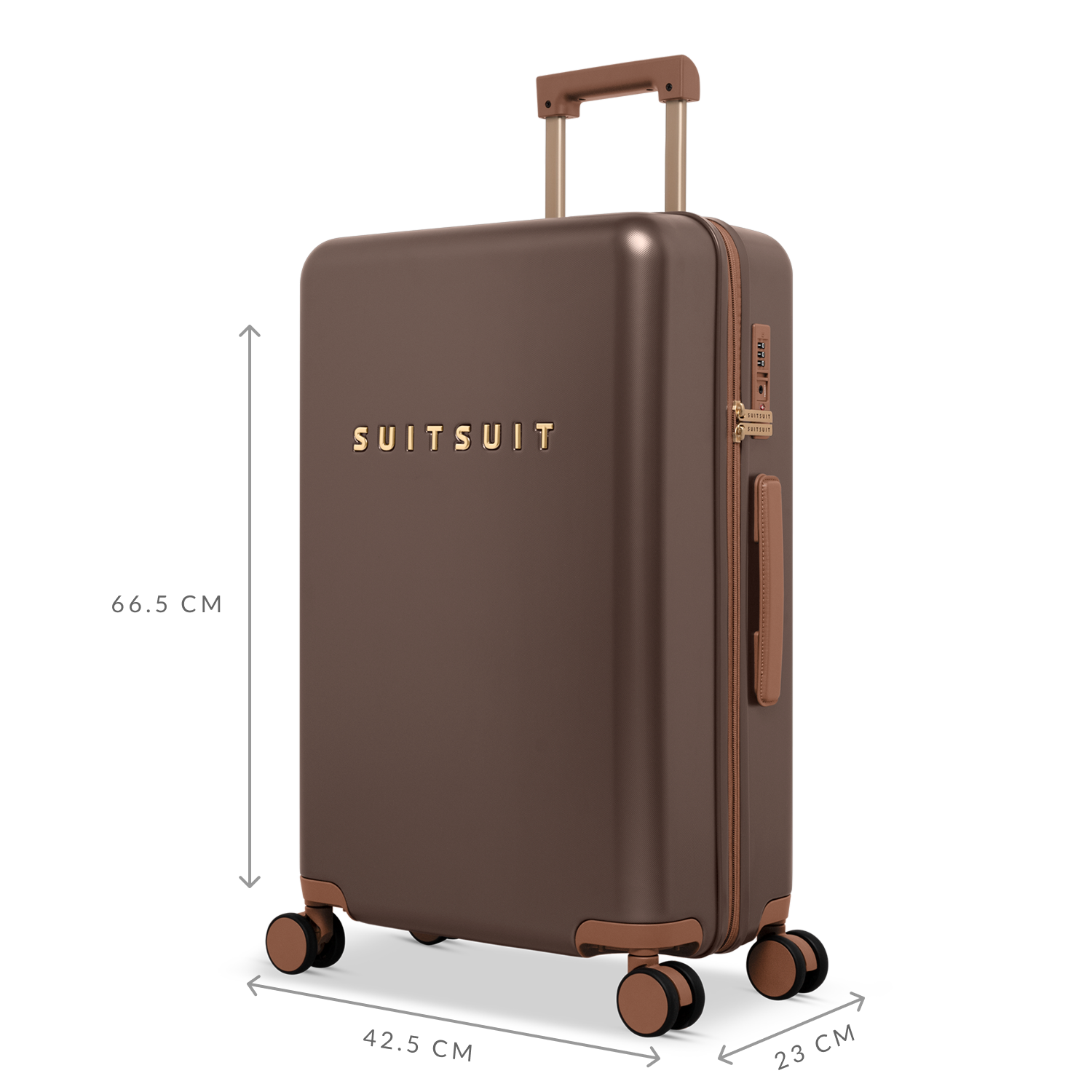 Fab Seventies Special Edition - Chocolate Brown - Reiskoffer (66 cm)