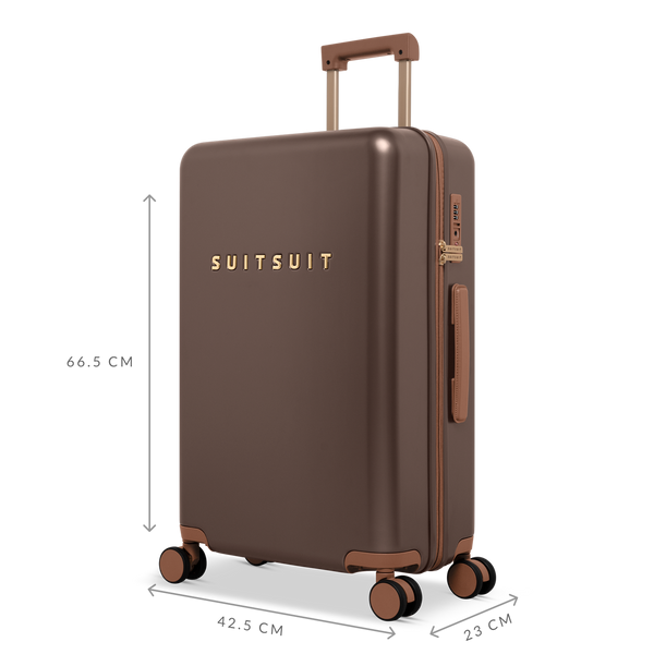 Fab Seventies Special Edition - Chocolate Brown - Safe Travels Set (66 CM)