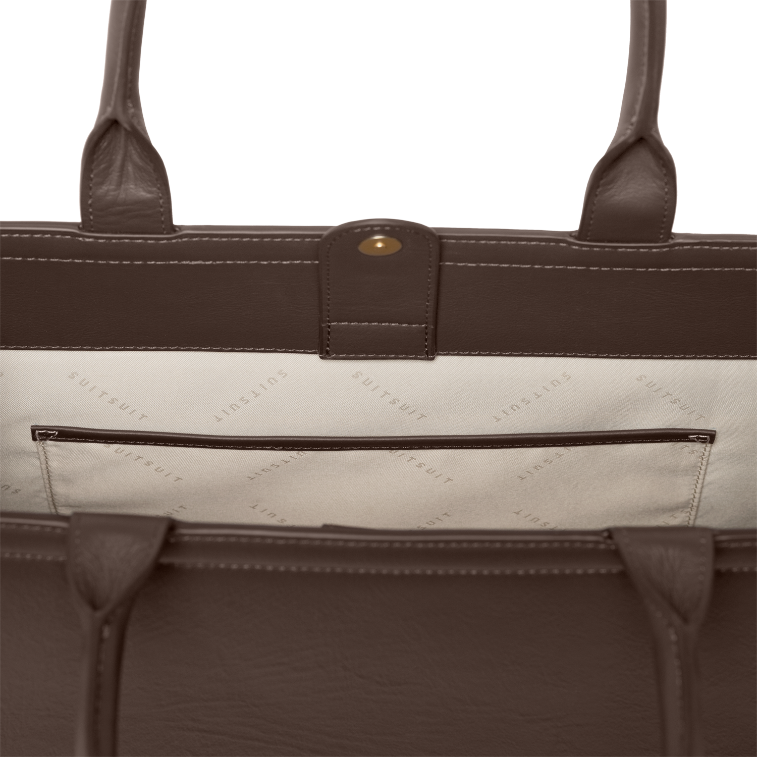 Fab Seventies Special Edition - Chocolate Brown - Shopper (Glad Leer)