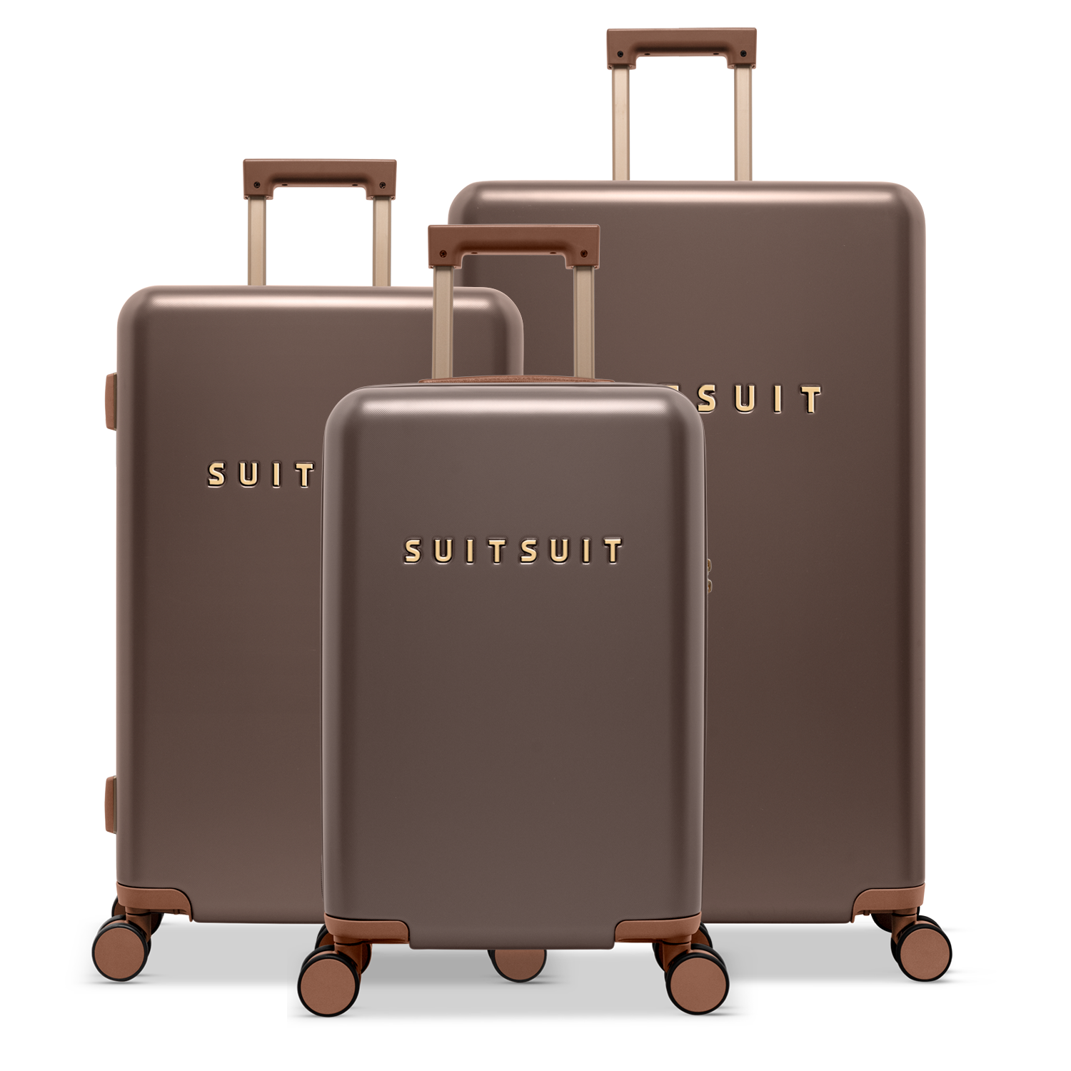 Fab Seventies Special Edition - Chocolate Brown - Kofferset (55/66/76 cm)