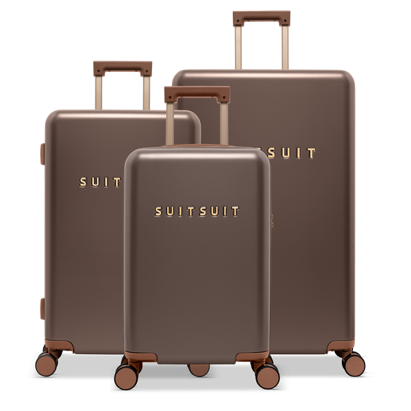 Fab Seventies Special Edition - Chocolate Brown - Kofferset (55/66/76 cm)