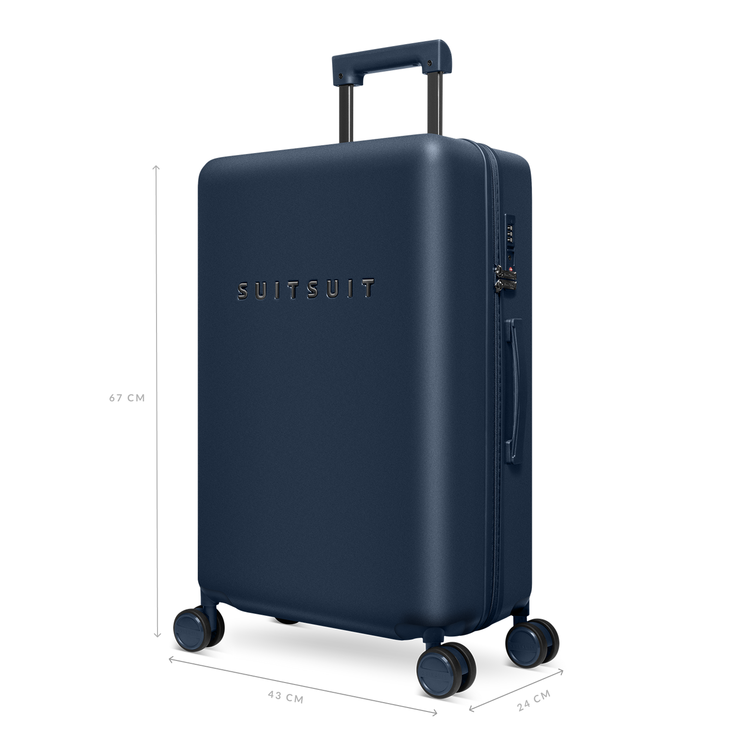 Mystique - Midnight Blue - Kofferset (55/66/76 cm)