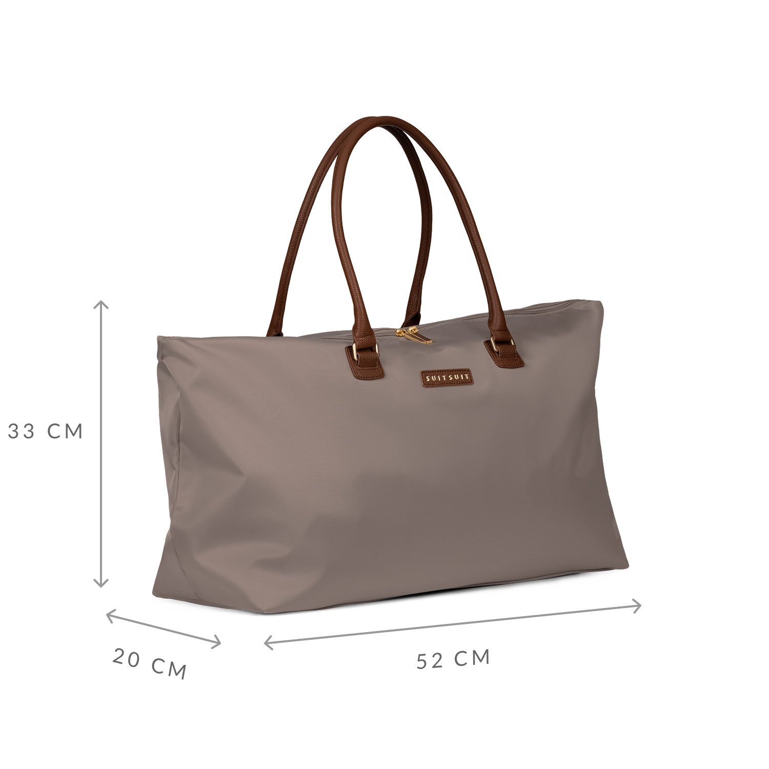 Fab Seventies - Taupe - Travel Tote