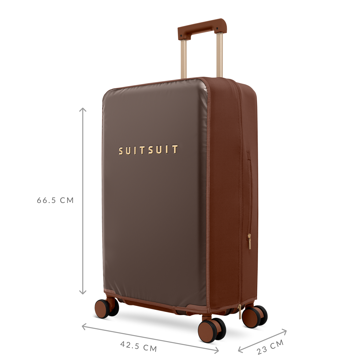 Serenity - Chocolate Brown - Beschermhoes (66 cm)
