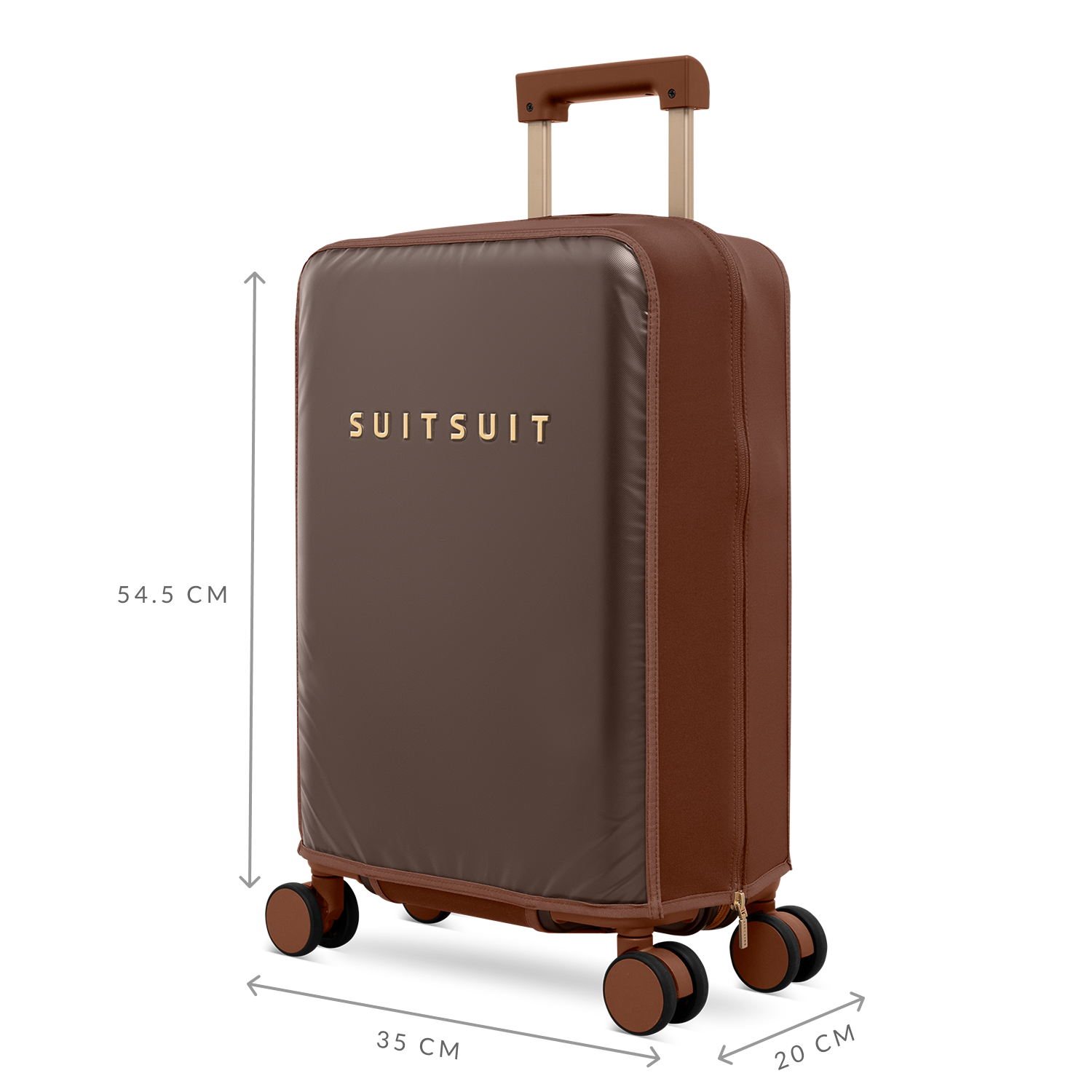 Serenity - Chocolate Brown - Beschermhoes (55 cm)