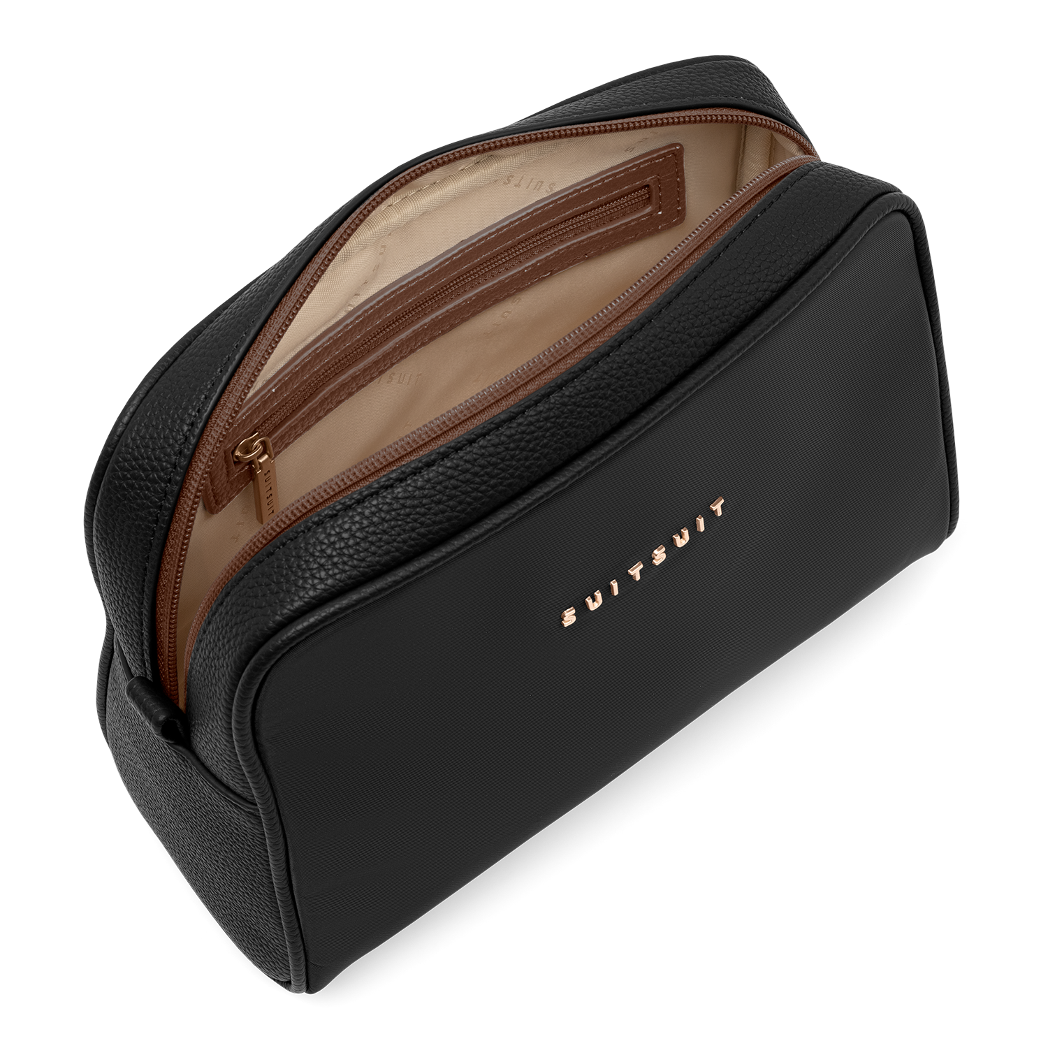 Serenity - Black Olive - Toilettas XL & Make-up Tasje