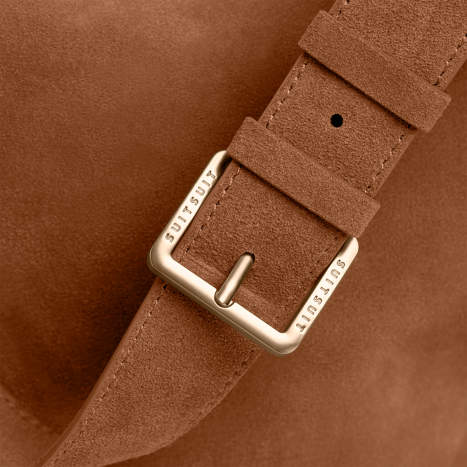 Serenity - Caramel Café - Slouchy Bag (Suède)