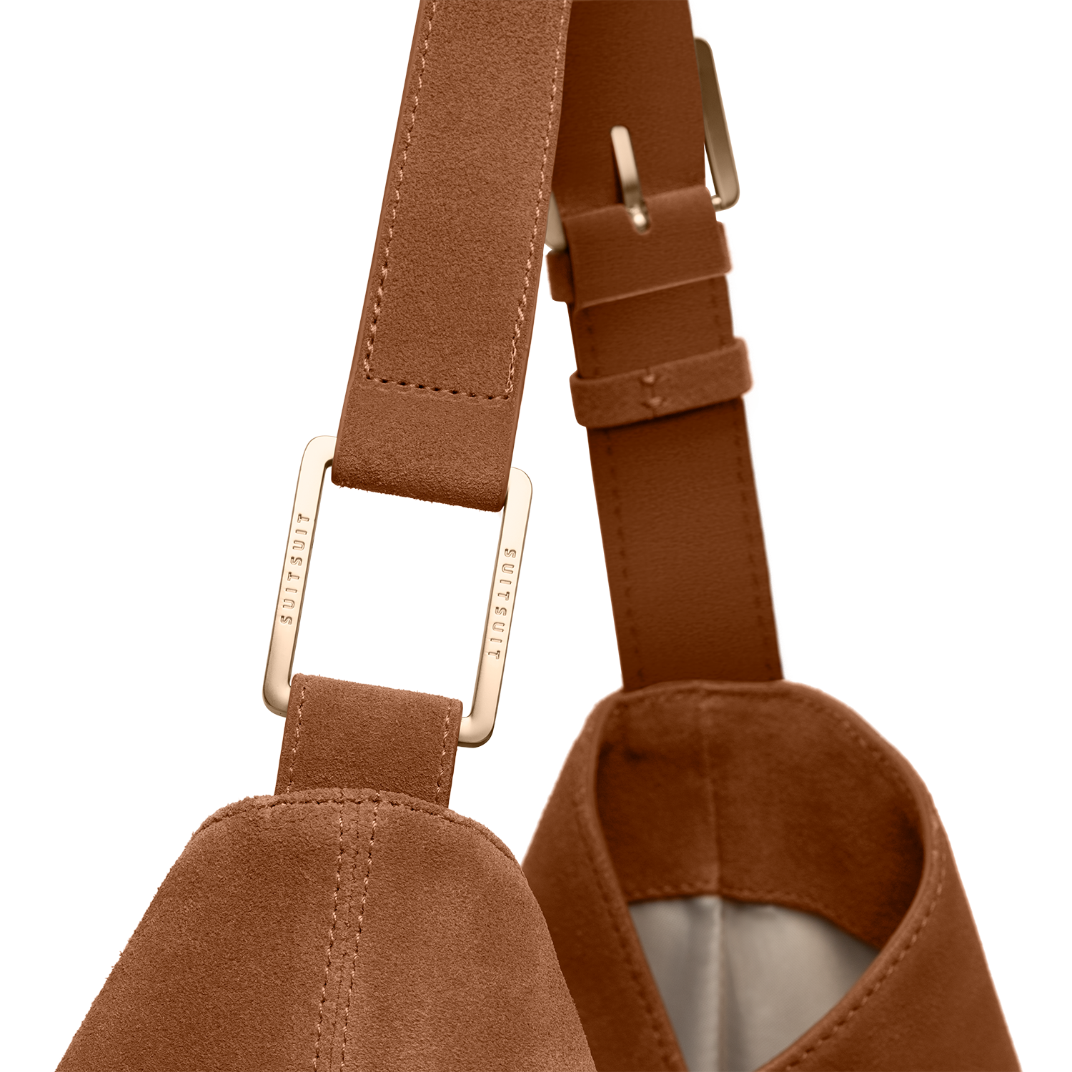 Serenity - Caramel Café - Slouchy Bag (Suède)