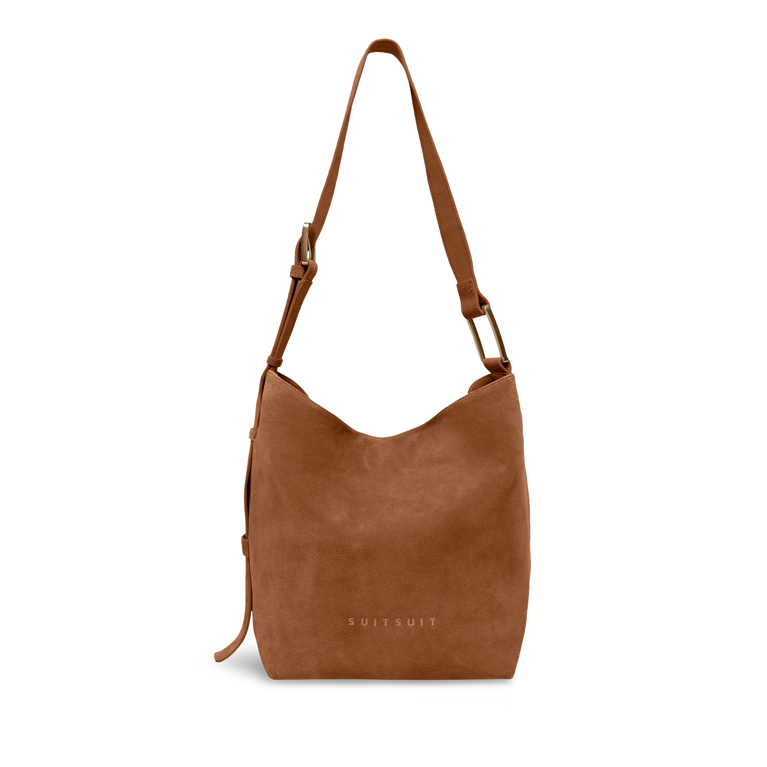 Serenity - Caramel Café - Slouchy Bag (Suède)