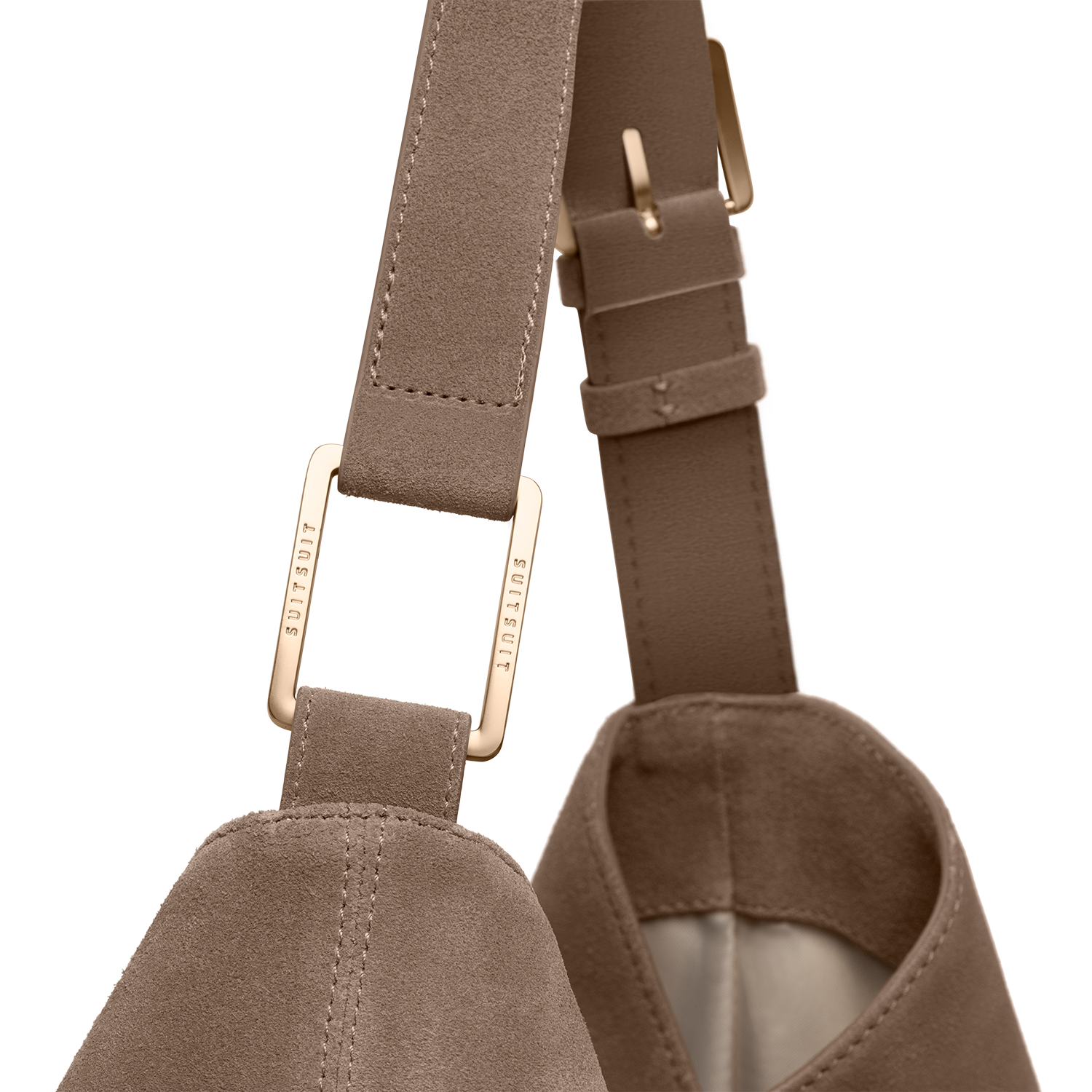 Serenity - Moon Stone - Slouchy Bag (Suède)