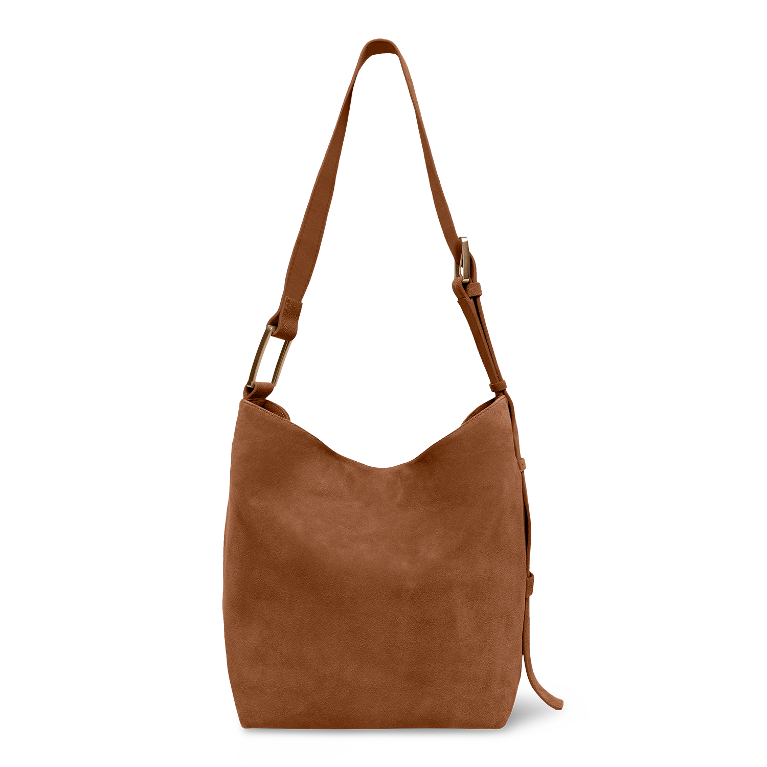 Serenity - Caramel Café - Slouchy Bag (Suède)
