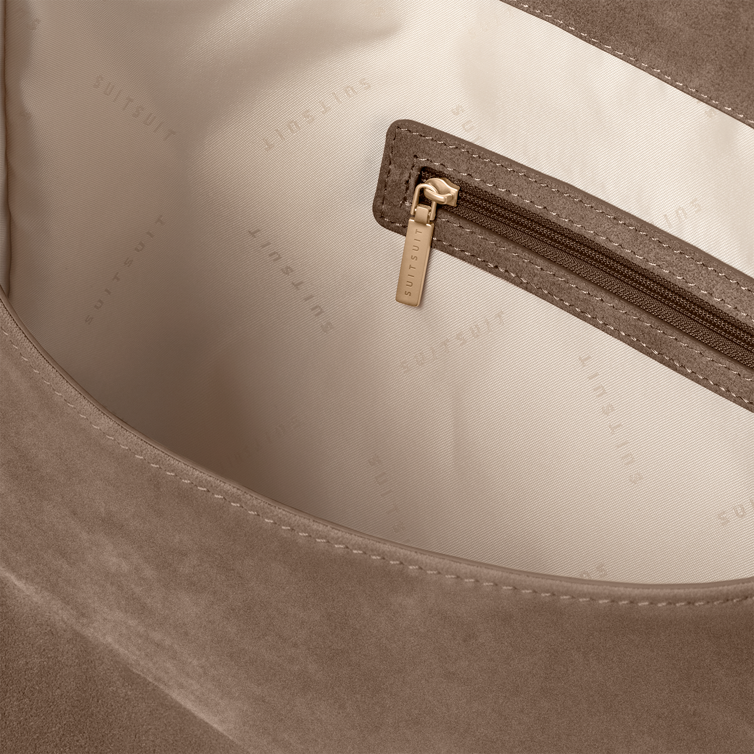 Serenity - Moon Stone - Slouchy Bag (Suède)