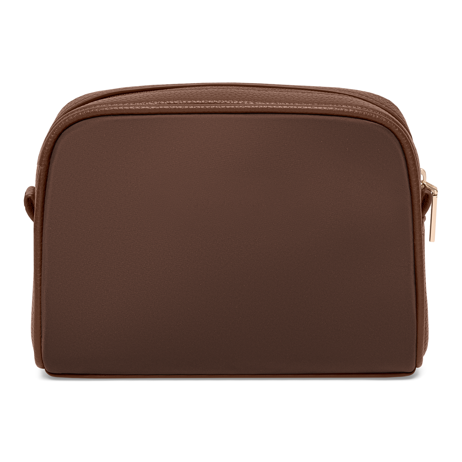 Serenity - Chocolate Brown - Toilettas XL & Make-up Tasje
