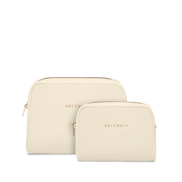 Serenity - Whisper White - Toilettas XL & Make-up Tasje