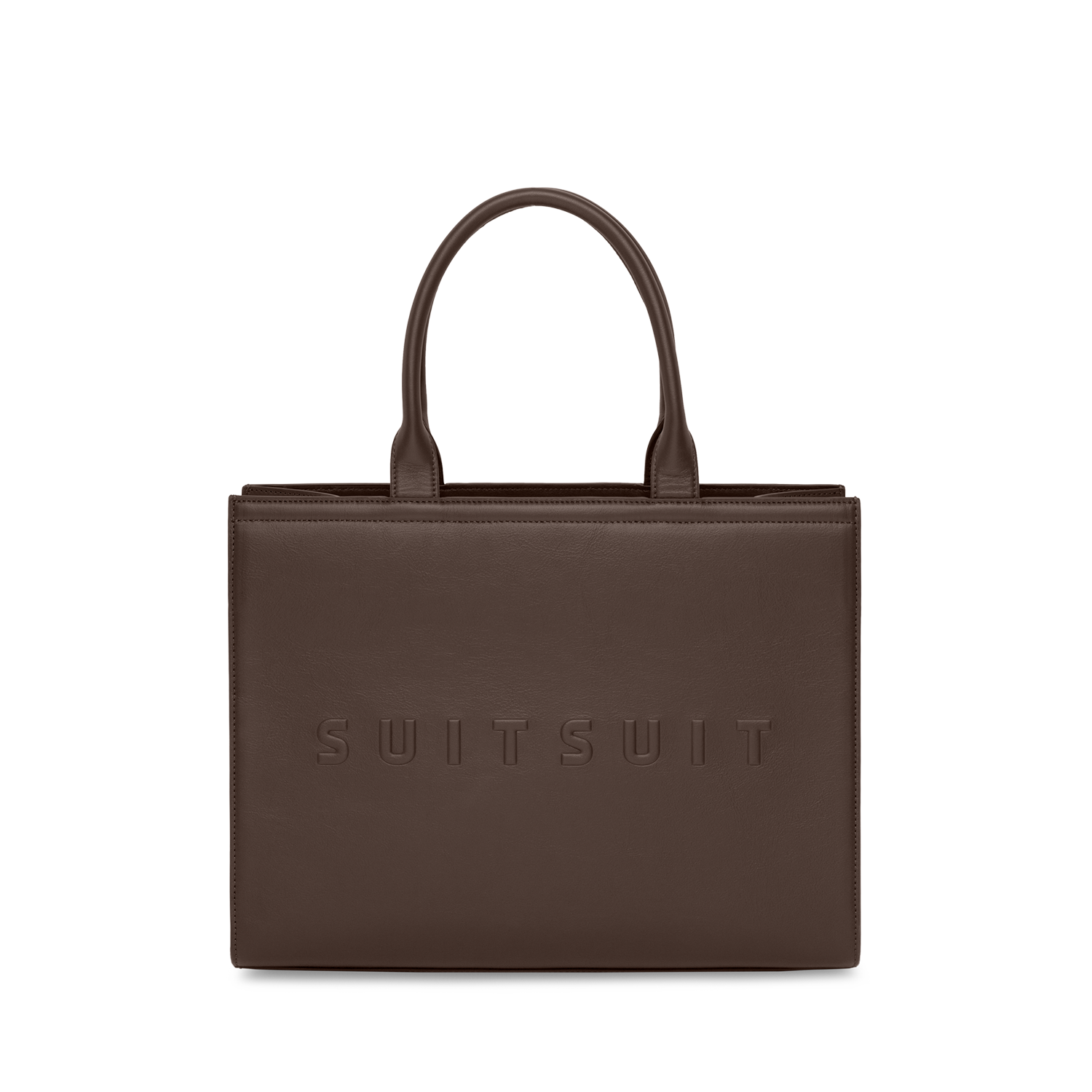 Serenity - Chocolate Brown - Shopper (Glad Leer)