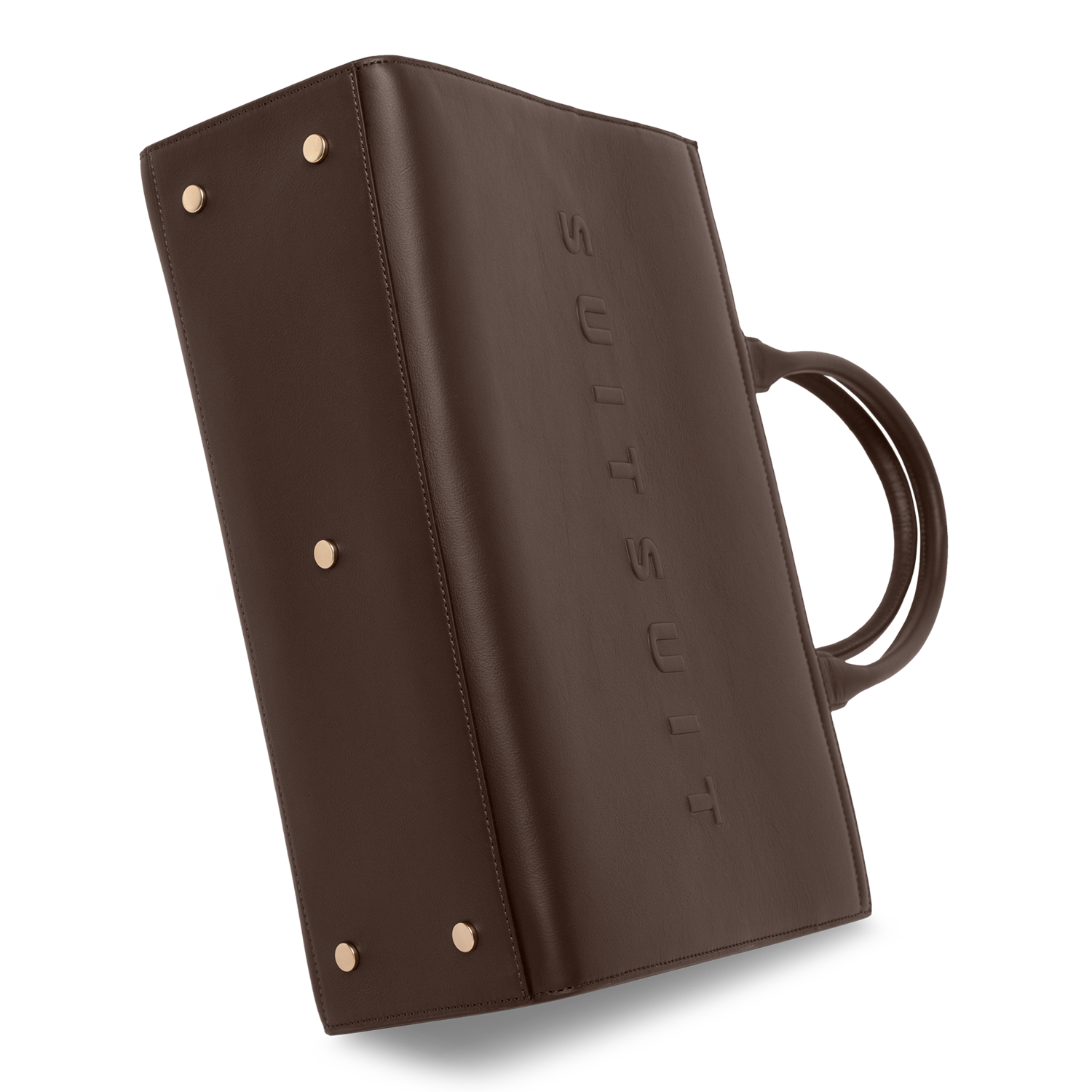 Serenity - Chocolate Brown - Shopper (Glad Leer)