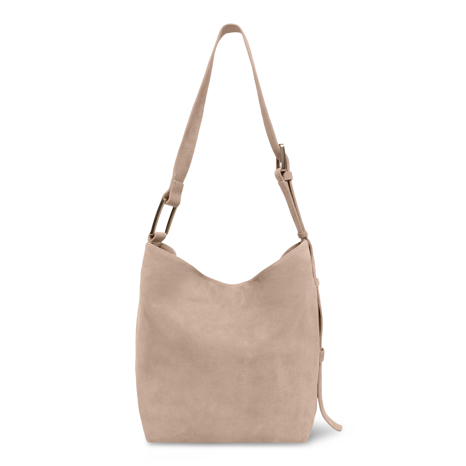 Serenity - Sandy Brown - Slouchy Bag (Suède)