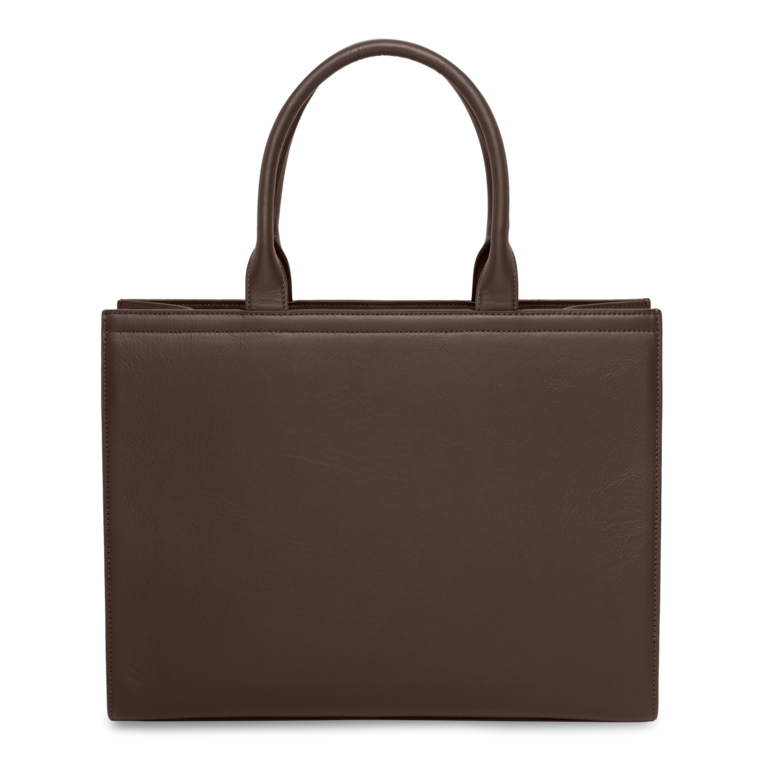 Serenity - Chocolate Brown - Shopper (Glad Leer)