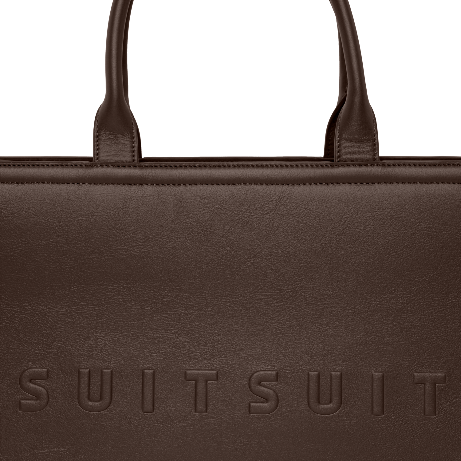Serenity - Chocolate Brown - Shopper (Glad Leer)