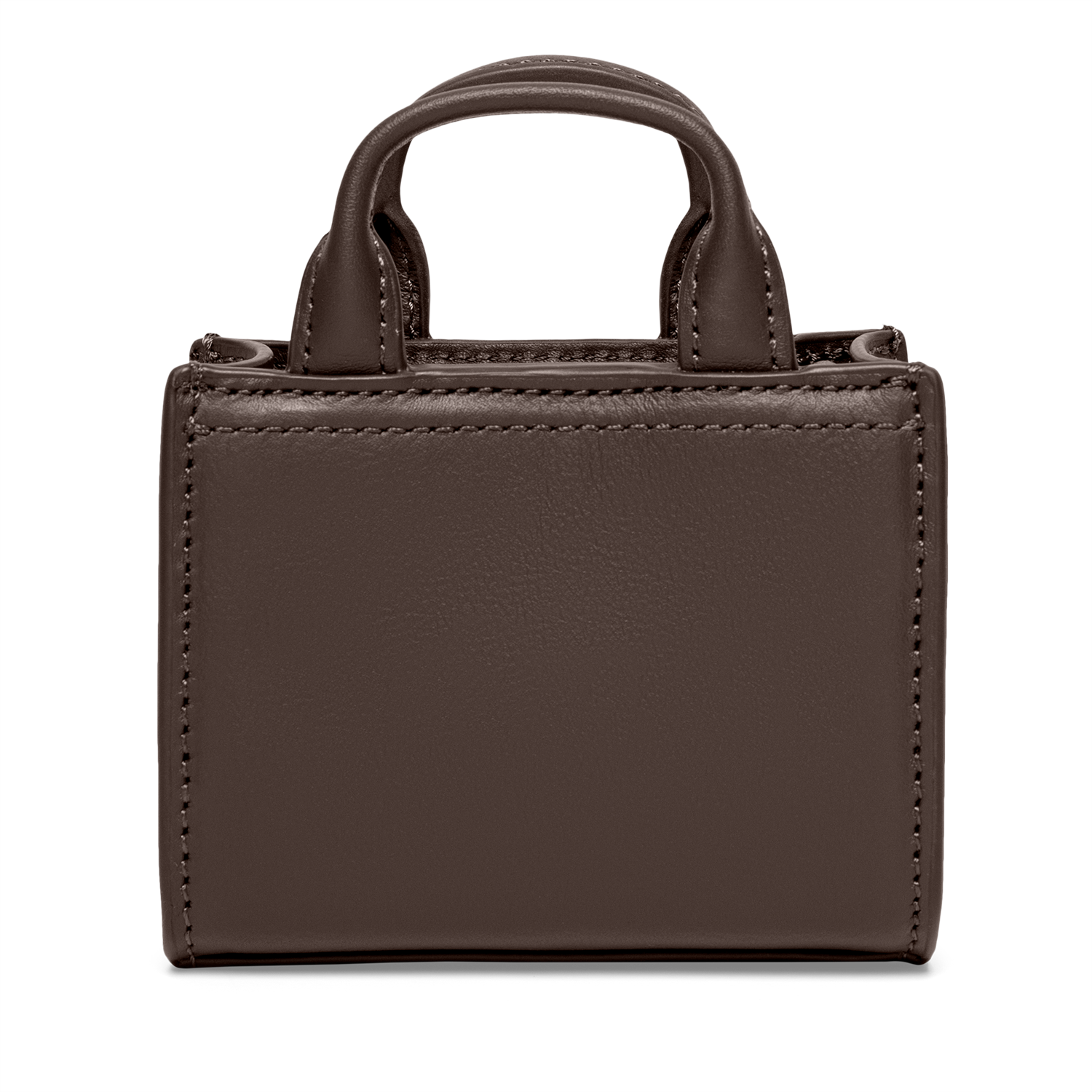 Serenity - Chocolate Brown - Micro Cross Body Bag (Glad Leer)