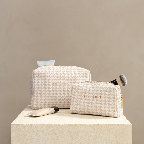 Fusion - Natural Houndstooth - Beauty Set