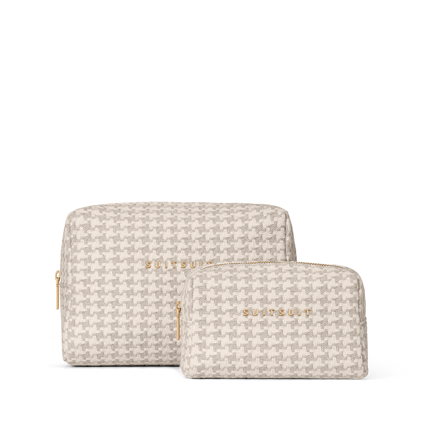 Fusion - Natural Houndstooth - Beauty Set