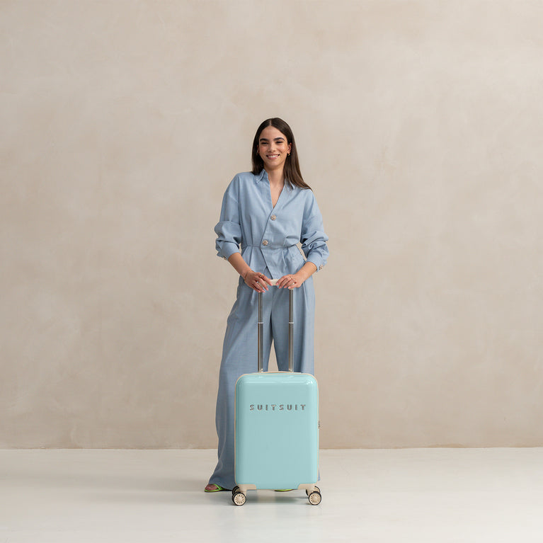 SUITSUIT trolley Fabulous Fifties 55 cm. Chambray Blue SUITSUIT trolley Fabulous Fifties 55 cm. Chambray Blue
