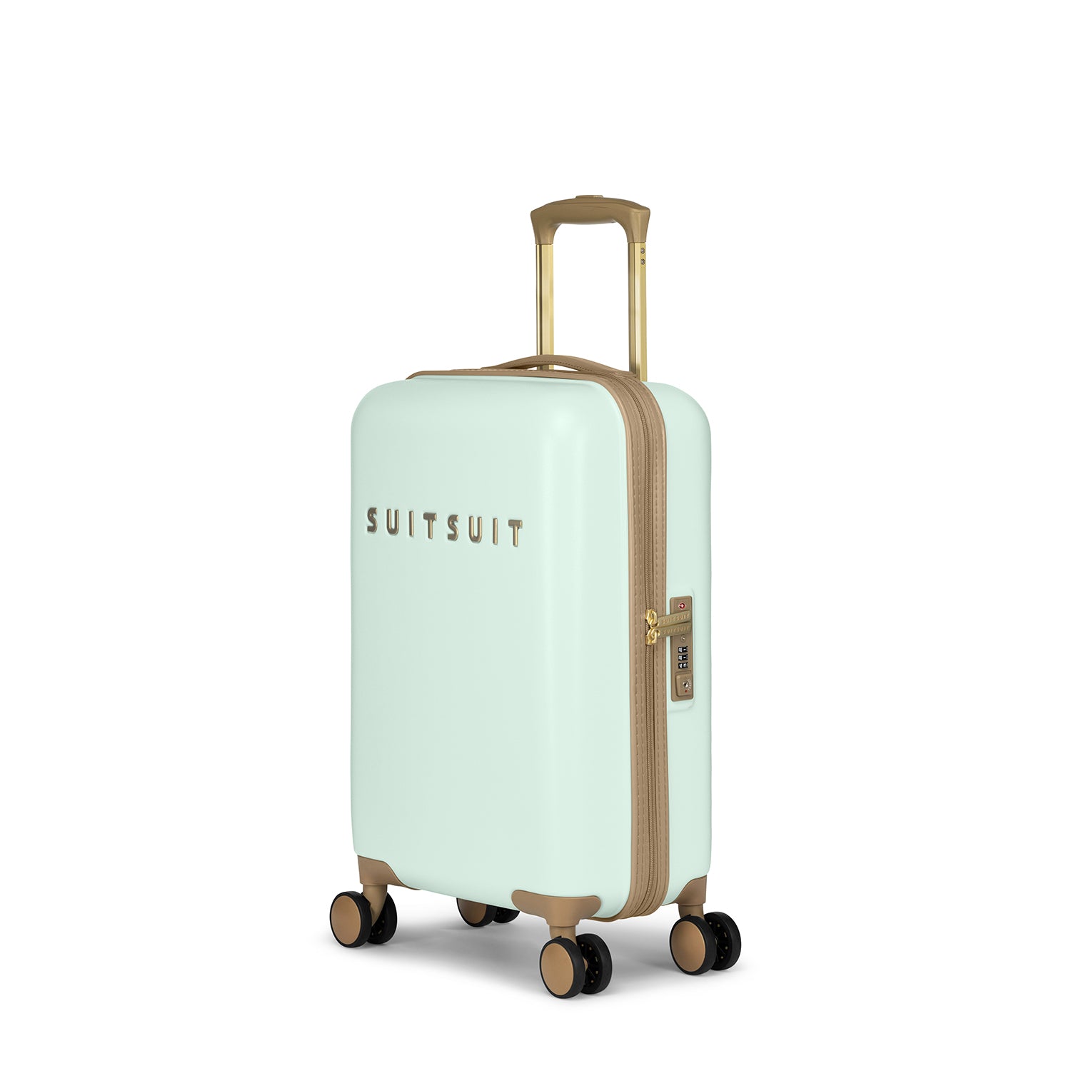 Speeltoestellen Mitt verkeer Fusion Misty Green Handbagage Koffer 55 cm | SUITSUIT